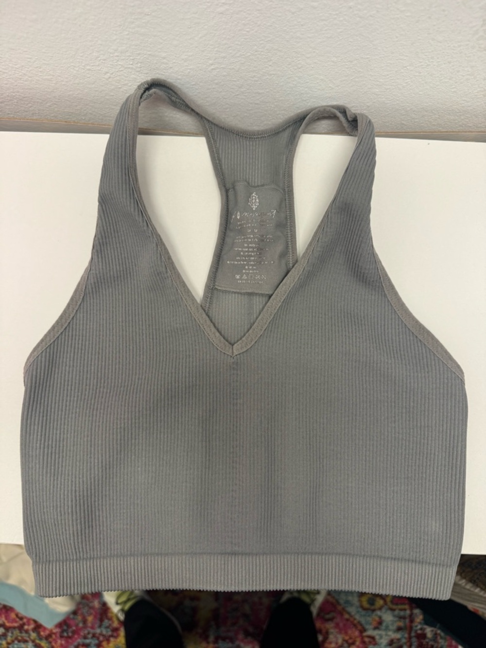 FP Movement by Free People Ribbed gree Sports Bra M